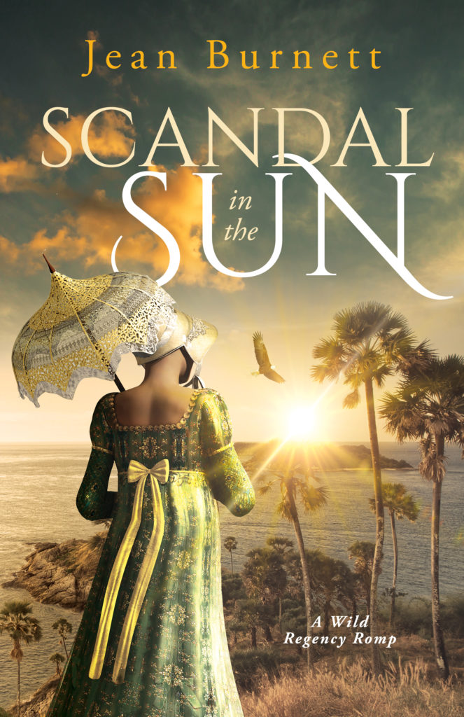 Scandal in the Sun cover - Jean Burnett